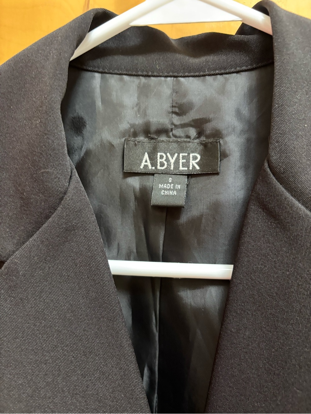 A. Byer Black Women's Blazer - Classic Notch Lapel